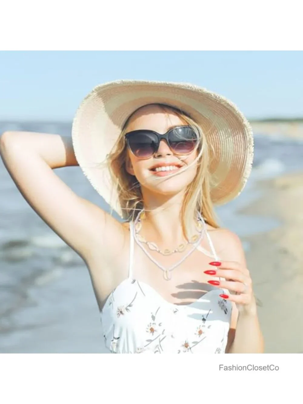 Handmade Sea Shell Necklace Set, Boho Beach Layered Jewelry, Adjustable